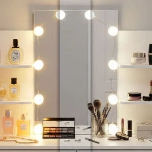 duza toaletka kosmetyczna z lustrem i oswietleniem led 3 bar 602f59e333b444a3968e6426d5602e95