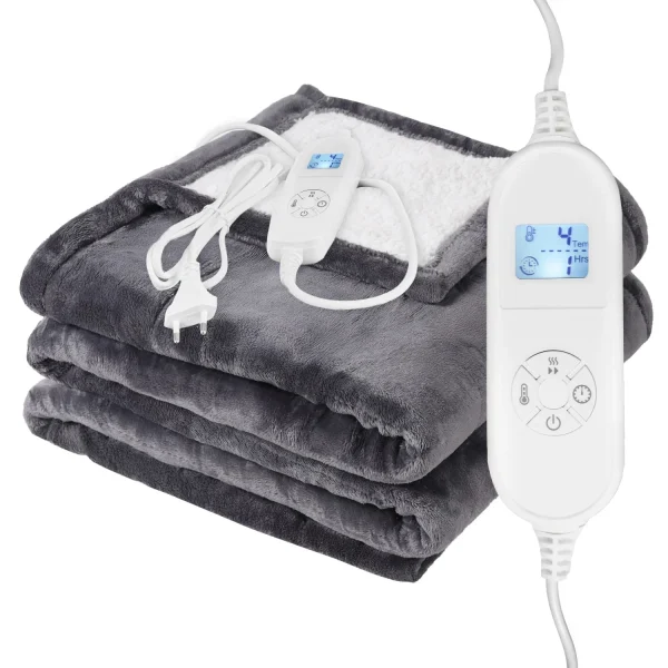 koc elektryczny dwustronny 120x160 cm mata grzewcza regulacj b1f2bd20c34c4a2f8d1f71a35c4df645