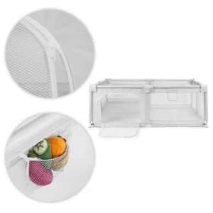 kojec dla dziecka 160x200 cm suchy basen plac zabaw szary to 37cd672f524344dd92a62fa69bf514c4