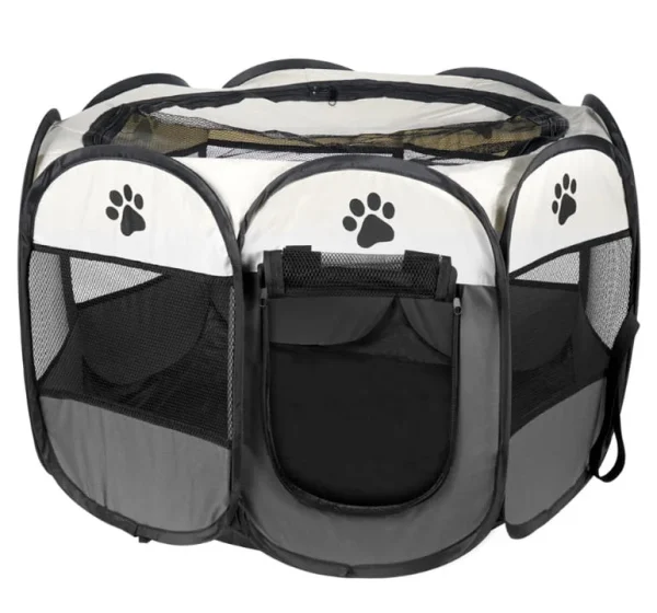 kojec uniwersalny skadany klatka dla psa kota szary e4f3efac6e774c01a751f62e575e3e4d