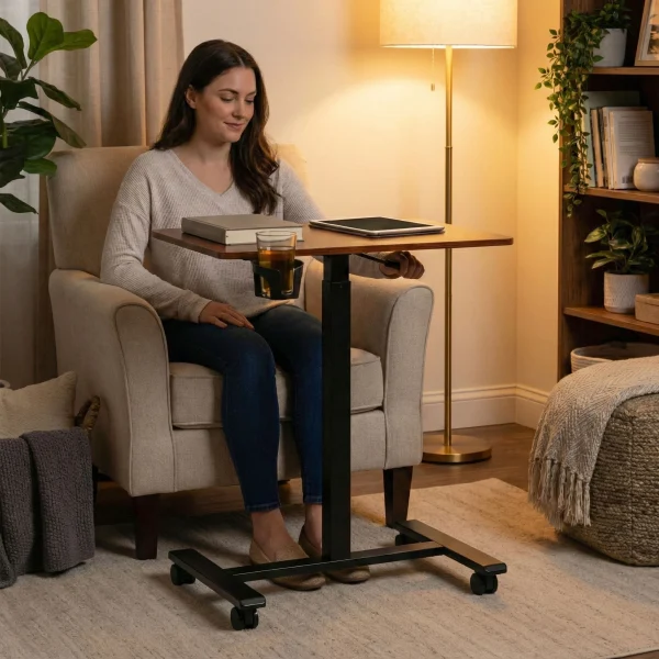 mobilne biurko regulowane 70x48 cm stolik pod laptopa regula 180b565b034741ceb1c1103964a163a9