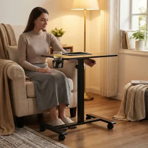 mobilne biurko regulowane 70x48 cm stolik pod laptopa regula 37fc437126574aafa6a424a9d17981e0