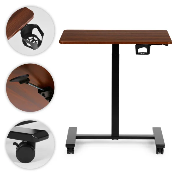 mobilne biurko regulowane 70x48 cm stolik pod laptopa regula 740b1669c5274402a3b9d55e05733ef2