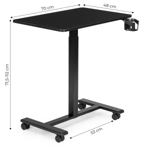 mobilne biurko regulowane 70x48 cm stolik pod laptopa regula a507cf740a5749a1aa0df8f8509b0971
