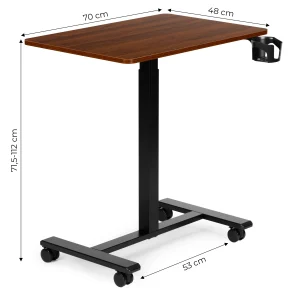 mobilne biurko regulowane 70x48 cm stolik pod laptopa regula e5ea8008ac30436aaacffe415e01be35