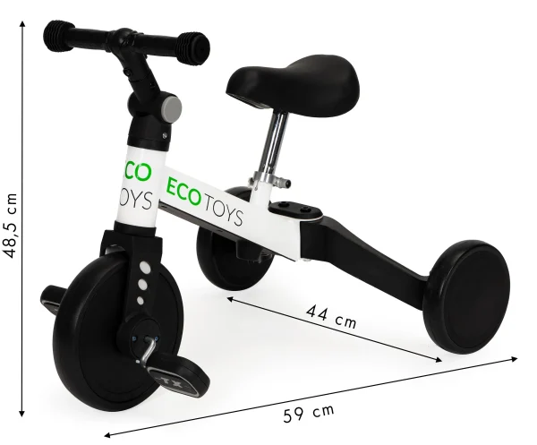 rowerek trojkoowy biegowy 2w1 z pedaami ecotoys fff258c73730404392f274024117e5e5