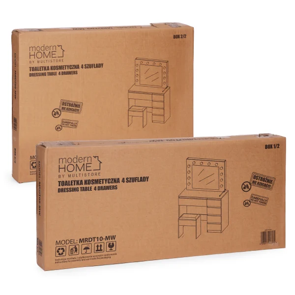 toaletka kosmetyczna z lustrem i oswietleniem 5 szuflad tabo 42f4fb8ccdb64b9ea3ad53884c518662