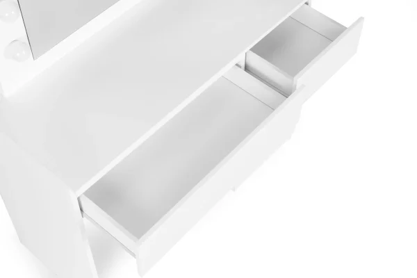 toaletka kosmetyczna z lustrem i oswietleniem 5 szuflad tabo 53db145616284ea585dcd4e7b1777ec5