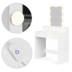 toaletka kosmetyczna z lustrem i oswietleniem led 3 barwy re 915e691a301a4a7d882e2a15553c2ec8