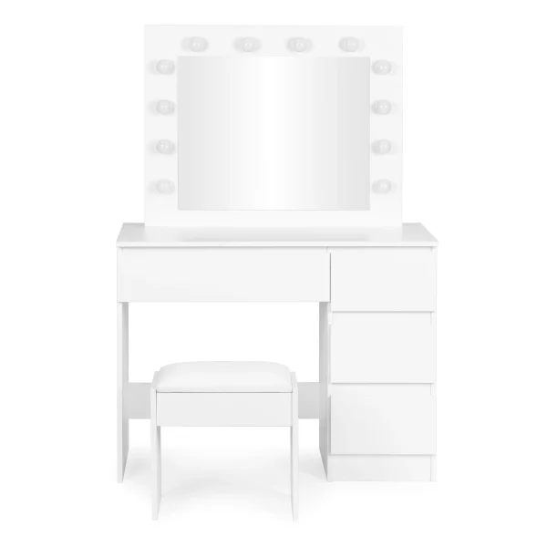 toaletka kosmetyczna z lustrem i oswietleniem led 4 szuflady 0d94169d965f4d05886ba9b734a7abb7