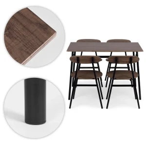 zestaw mebli do jadalni kuchni sto 4 krzesa modernhome 45f2d217b1b24886a9552c3b733161cf