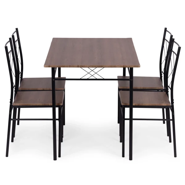 zestaw mebli do jadalni kuchni sto 4 krzesa modernhome 5ca33e70bbcc47eda0a0ccc1a37b3cf6