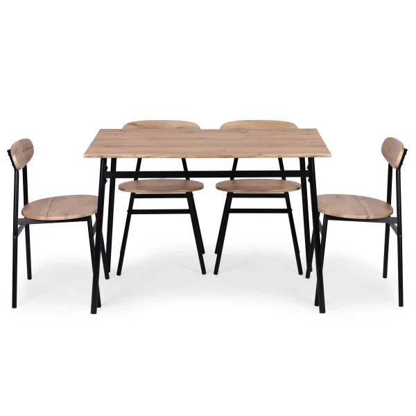 zestaw mebli do jadalni kuchni sto 4 krzesa modernhome 5fe51dff6c214d23b1b697030a7aad29