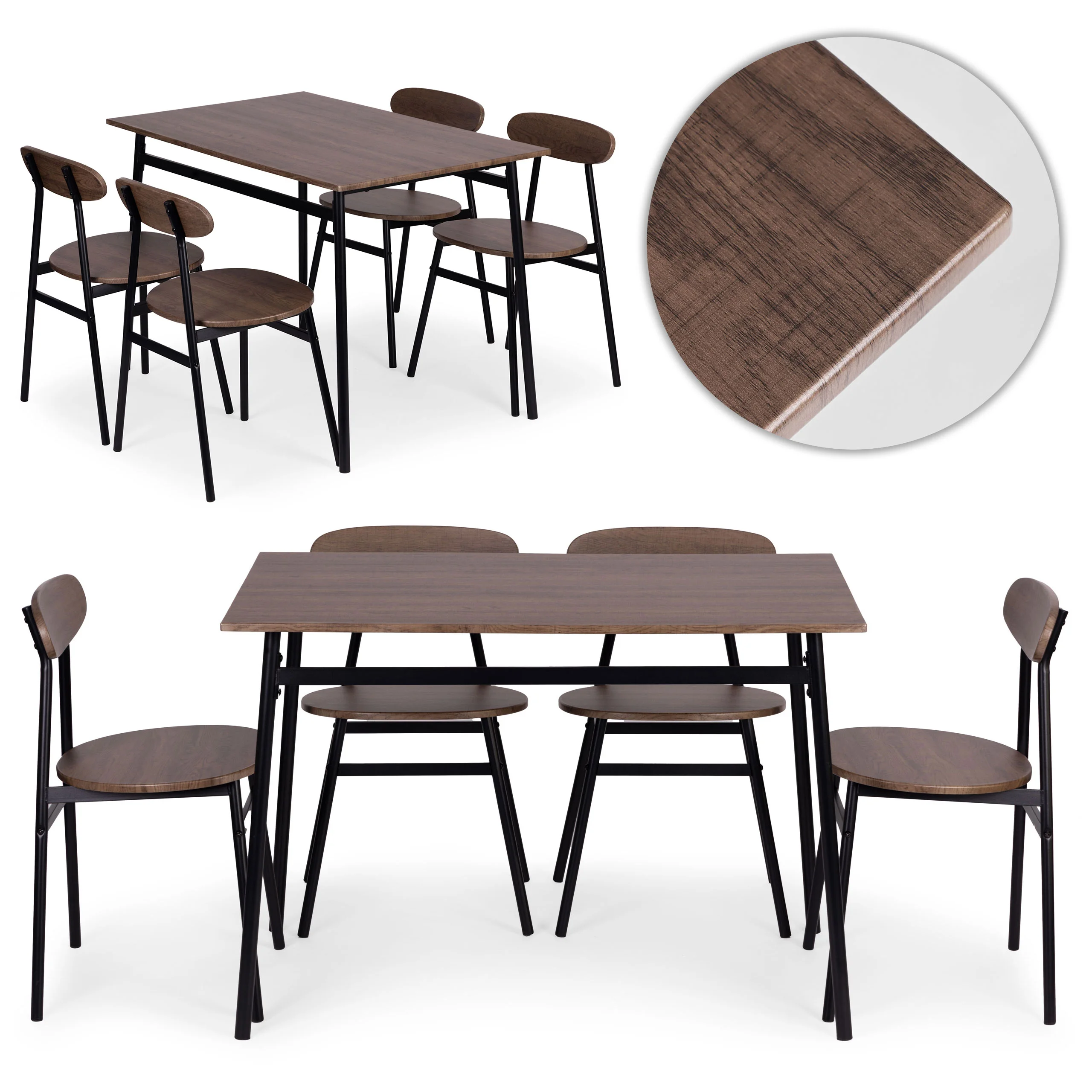 zestaw mebli do jadalni kuchni sto 4 krzesa modernhome 7a2a132e72214e88bcd1b920f2359852