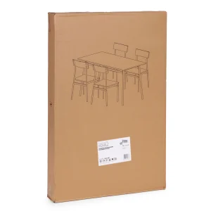 zestaw mebli do jadalni kuchni sto 4 krzesa modernhome 86a67619bc034e028dc61c0a566d304d