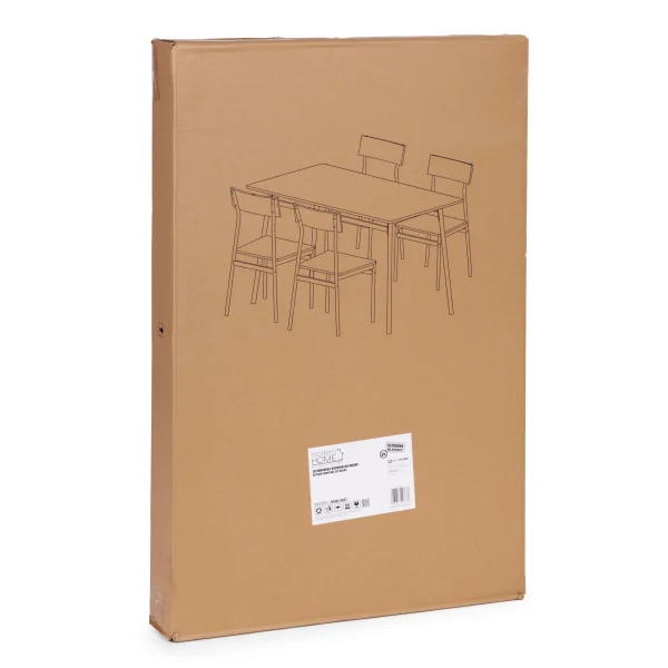 zestaw mebli do jadalni kuchni sto 4 krzesa modernhome 86a67619bc034e028dc61c0a566d304d