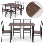 zestaw mebli do jadalni kuchni sto 4 krzesa modernhome 987dca0febe148e398b01253d98179e8