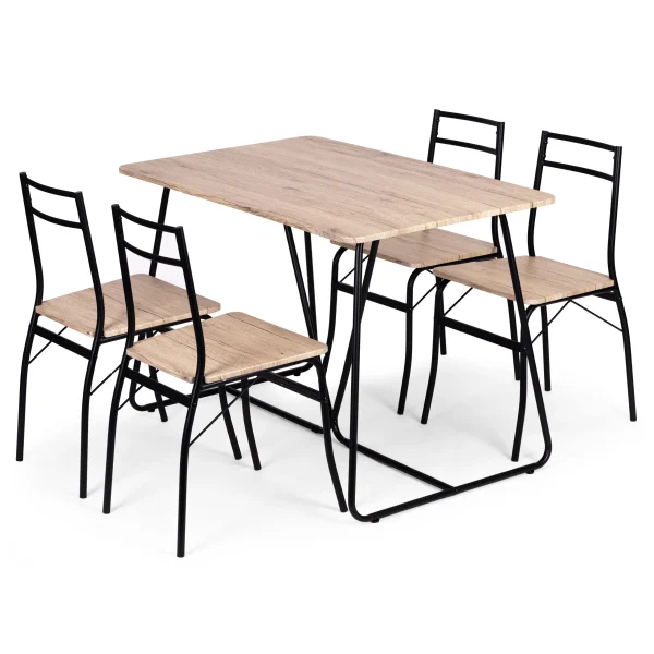 zestaw mebli do jadalni kuchni sto 4 krzesa modernhome 9db7a888e7154a78a7aa92fb74f3cf6b