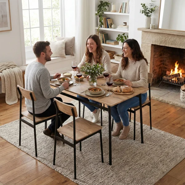 zestaw mebli do jadalni kuchni sto 4 krzesa modernhome a311a229d7e44834bf2181ec9e298508