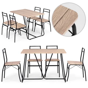 zestaw mebli do jadalni kuchni sto 4 krzesa modernhome a419e36933fa42bd8039d68d6169729b