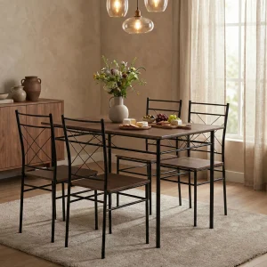 zestaw mebli do jadalni kuchni sto 4 krzesa modernhome c71da0bdb4eb4c7fb3a2af0f92ccf440