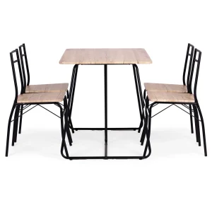 zestaw mebli do jadalni kuchni sto 4 krzesa modernhome e86f1787bdc4432fbdf133b3ce8ef9a6