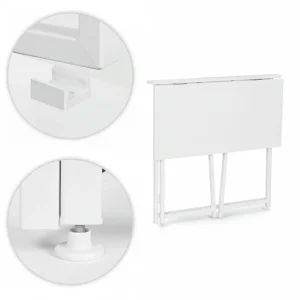 biurko komputerowe skadane 80x45 cm stolik pod laptopa biae de124b9fdb9a4238b04f806fe648176e