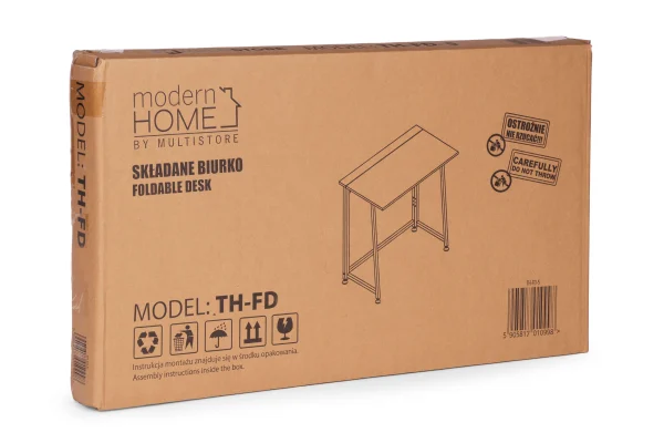 biurko komputerowe skadane 80x45 cm stolik pod laptopa loft 0905b3dc9c674cb6897845d62948003f