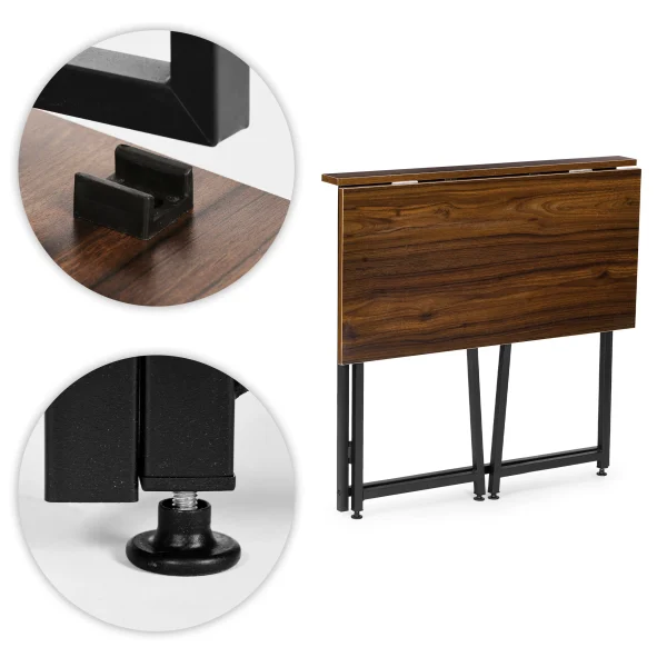 biurko komputerowe skadane 80x45 cm stolik pod laptopa loft 6e7b674fd9d04f8cb8c84614fe19b6b0