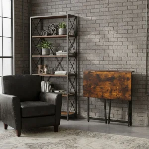 biurko komputerowe skadane 80x45 cm stolik pod laptopa loft 741d2a5b6afa45519ece794326b04618