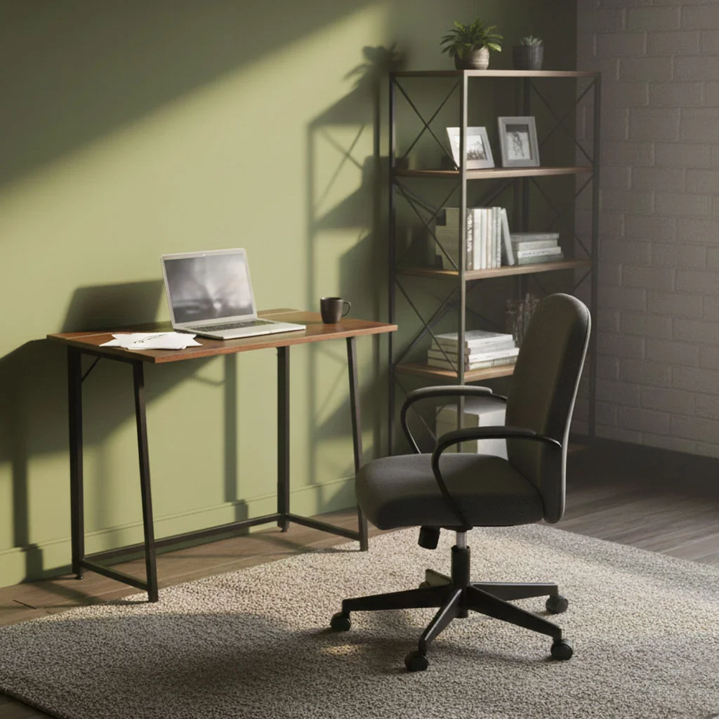 biurko komputerowe skadane 80x45 cm stolik pod laptopa loft 76098593c38f4331abe5448db7f69e69