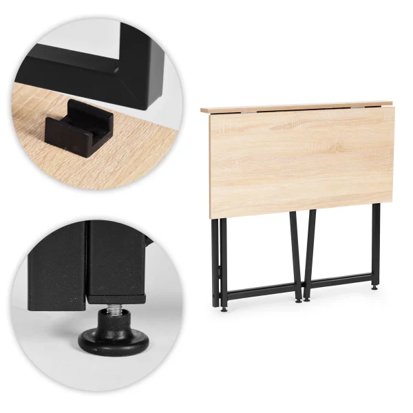 biurko komputerowe skadane 80x45 cm stolik pod laptopa loft b1ab63e7b6024f98ae2deb65bc1c37ea