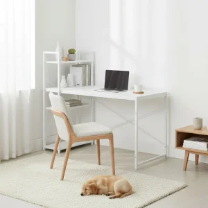 biurko komputerowe szkolne 120x60 cm rega z 3 pokami biae mo 02cda709e83f413b856b6953602049eb