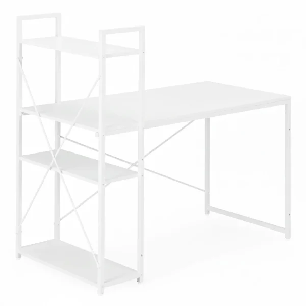 biurko komputerowe szkolne 120x60 cm rega z 3 pokami biae mo 8030b2416e4f403ca0e6b2d8fcc5aa92