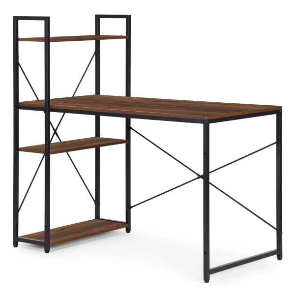 biurko komputerowe szkolne 120x60 cm rega z 3 pokami loft mo 0c7efc9ba3a94c2eaa1297627cd5544e