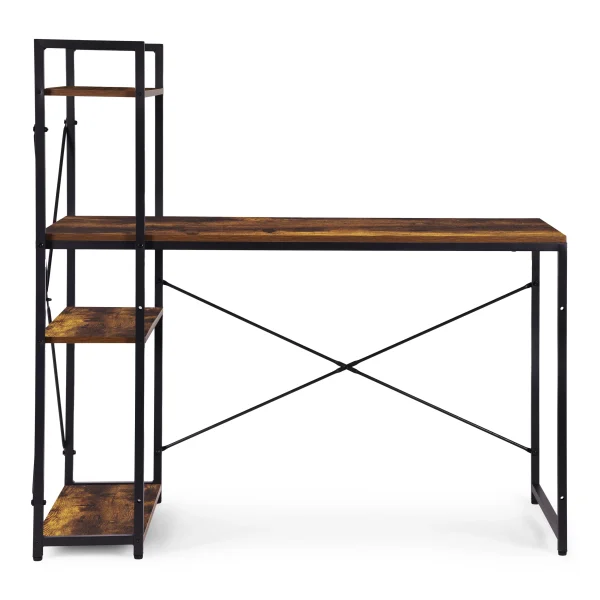 biurko komputerowe szkolne 120x60 cm rega z 3 pokami loft mo 3a7a6b5b72094b96a4b890e74e7b14bc