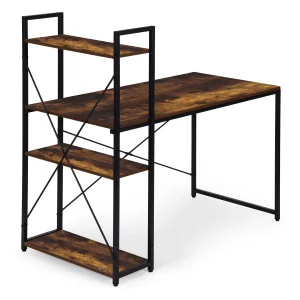 biurko komputerowe szkolne 120x60 cm rega z 3 pokami loft mo 53560cabaa564c68aa9429091e13929a