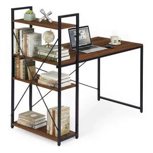 biurko komputerowe szkolne 120x60 cm rega z 3 pokami loft mo 771b95c32e9f46349001801ee61e6441