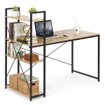 biurko komputerowe szkolne 120x60 cm rega z 3 pokami loft mo b6b8f7d5fb7f48868e126723f88850dc