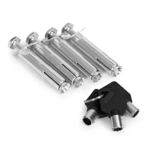 blokada parkingowa skadana supek 60 cm na klucz z odblaskowy 35eea596a8ed46f69e105fbf4e0d81ba