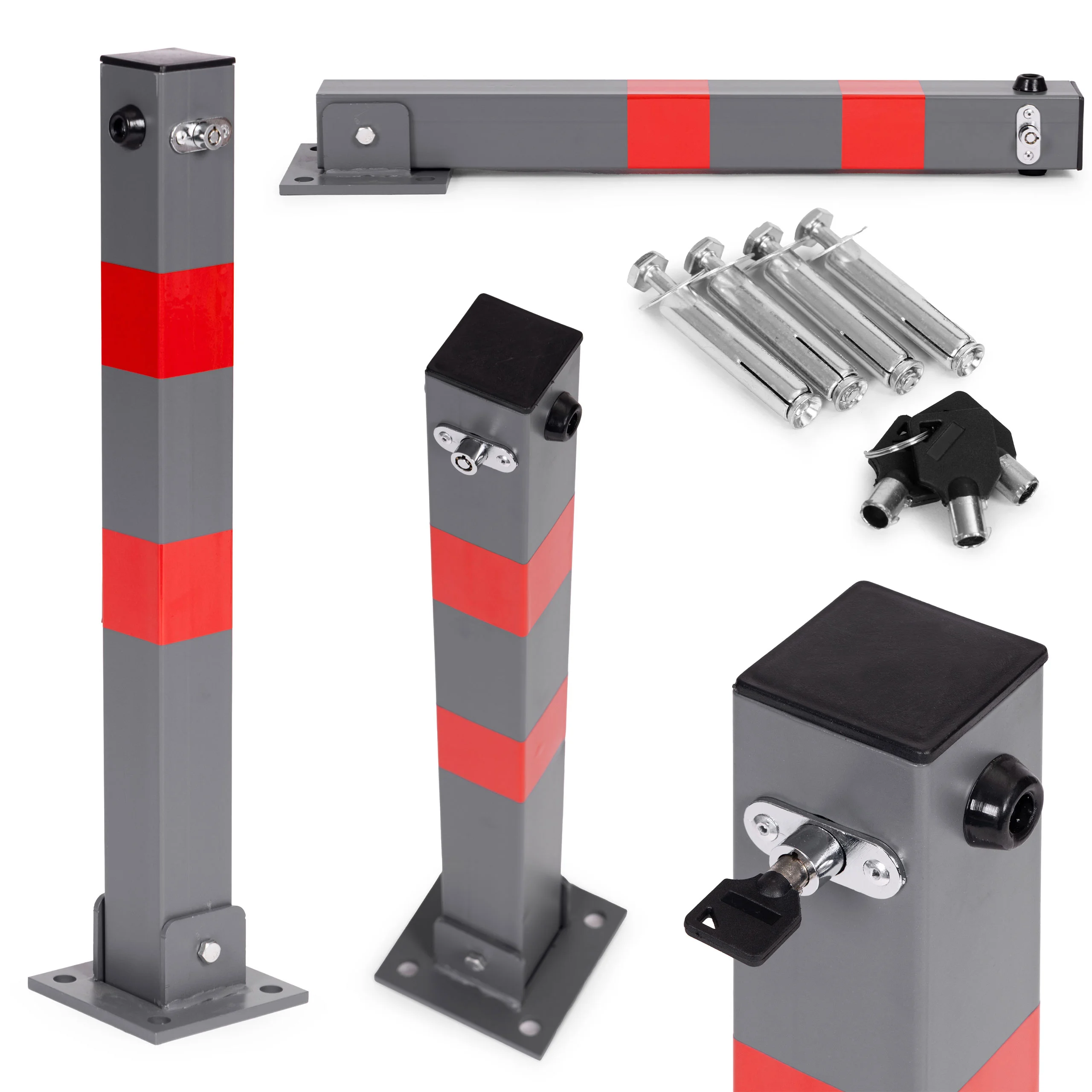 blokada parkingowa skadana supek 60 cm na klucz z odblaskowy dac0509af318436294d83c0b553b8711