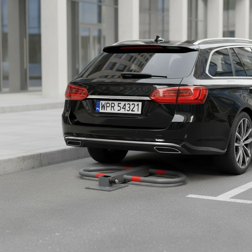 blokada parkingowa skadana zapora 50 cm na klucz z odblaskow 8d3f608a99644b74bf3318193a2d4303