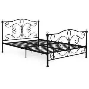 ozko metalowe 140x200 cm ze stelazem czarna rama krysztay mo abd5667698cf4372872b2ef378372884