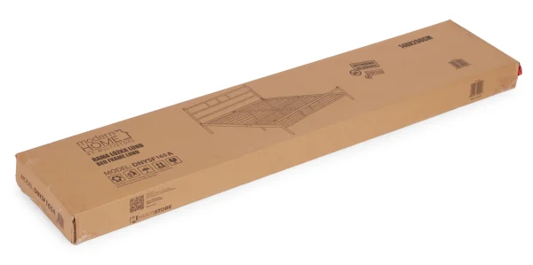 ozko metalowe 140x200 cm ze stelazem czarna rama modernhome 2da07f44fcef45d08ac80a271892f5ff