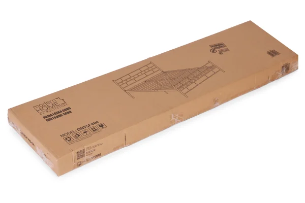 ozko metalowe 160x200 cm ze stelazem czarna rama modernhome 0723721fec574fc9b9951606e9333468