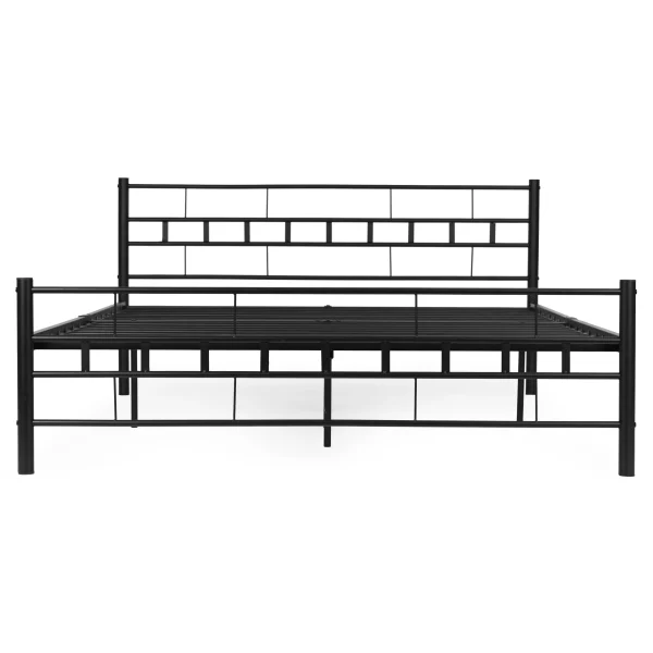 ozko metalowe 160x200 cm ze stelazem czarna rama modernhome 105b443bf5174d85ae9fe8b451aba9d4