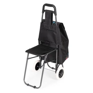 wozek na zakupy torba 30 litrow ze skadanym siedzeniem duze 9e85afe56d0e4f359e8419497f6c56ff