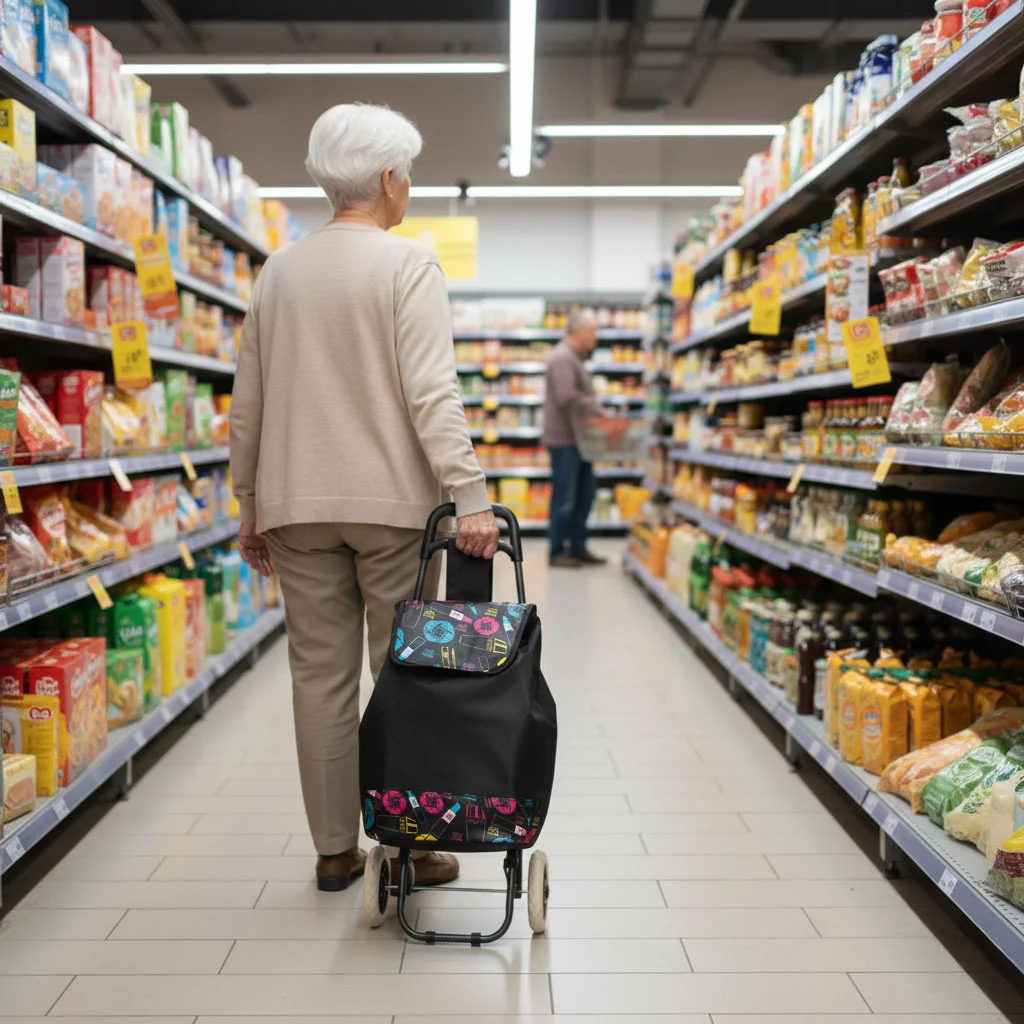 wozek na zakupy torba 30 litrow ze skadanym siedzeniem duze effd29086dfa4d26a4d8901a0f184bc6