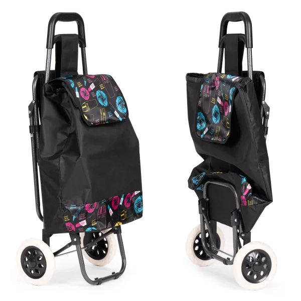 wozek na zakupy torba 30 litrow ze skadanym siedzeniem duze fe0d5cf64fff49e5ba5c00b1f17d2d77