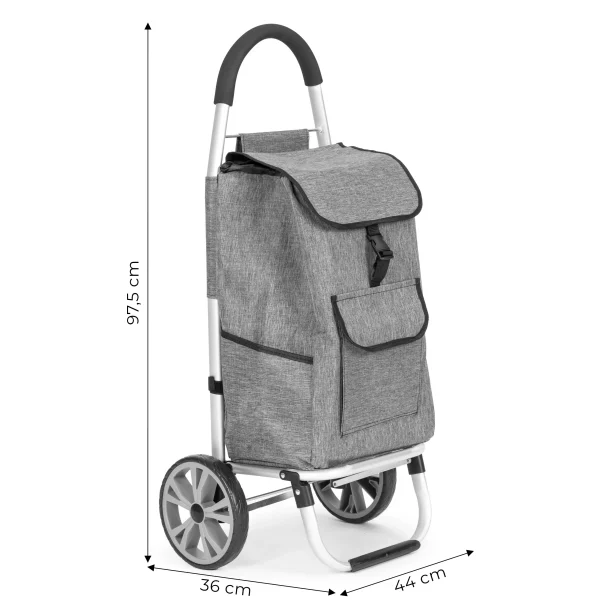 wozek na zakupy torba 33 litry duze koa dodatkowe kieszenie 19727a2874fe40468cb7db2fbcf89cd8